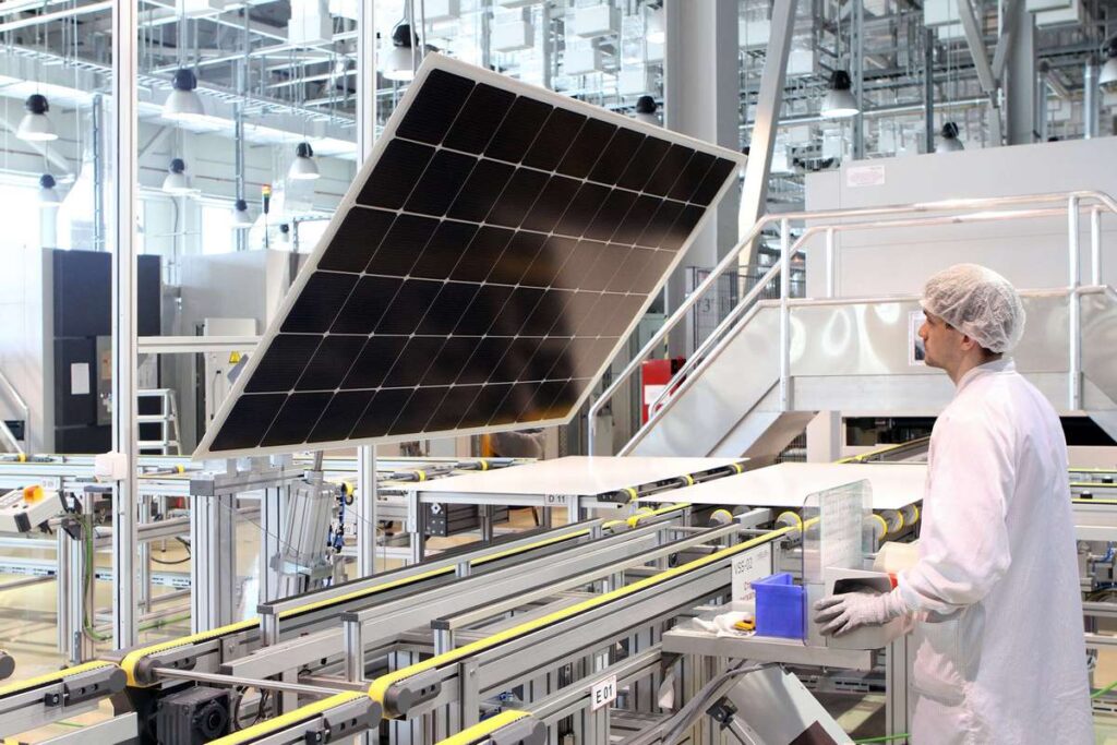 Производство солнечной батареи